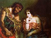 Eugene Delacroix Cleopatra and the Peasant china oil painting reproduction